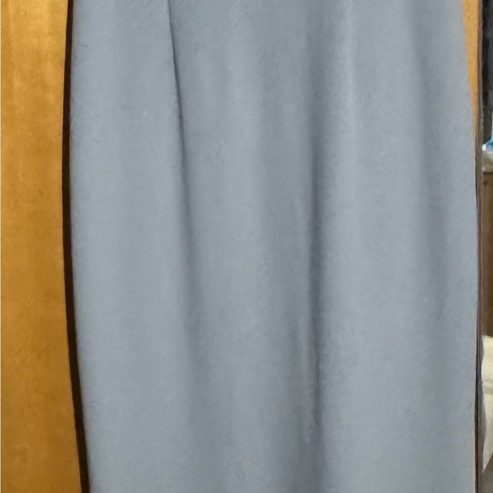 Elegant Sleeveless Blue Green Dress - Picture 4 of 4